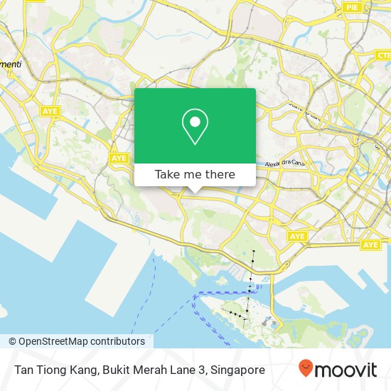 Tan Tiong Kang, Bukit Merah Lane 3 map