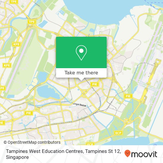 Tampines West Education Centres, Tampines St 12 map