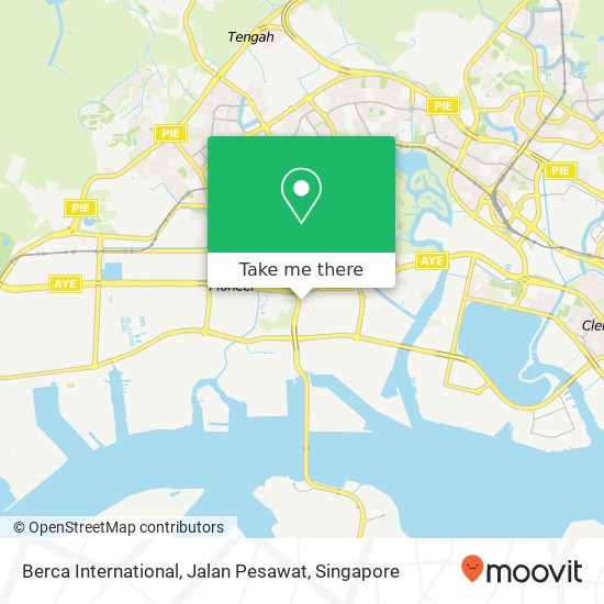 Berca International, Jalan Pesawat map