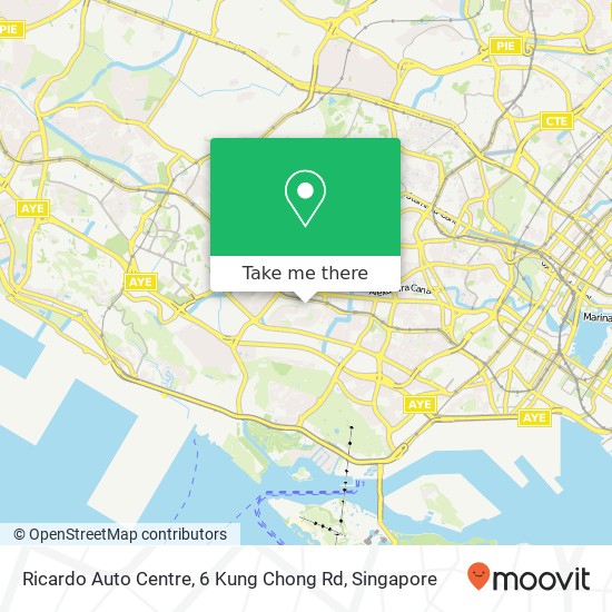 Ricardo Auto Centre, 6 Kung Chong Rd地图