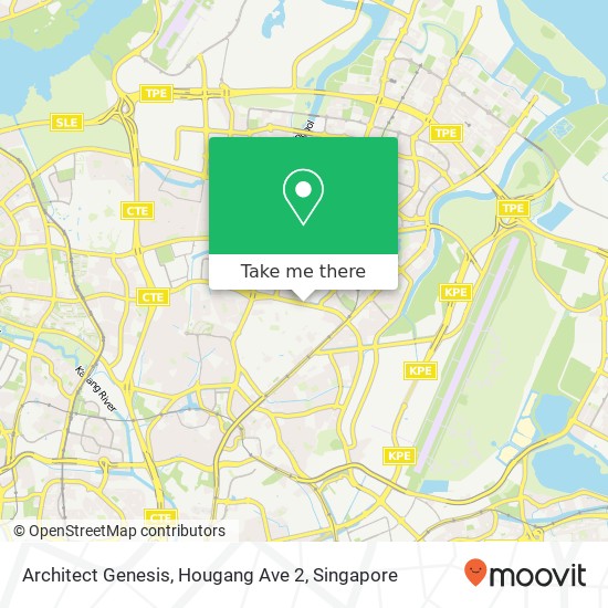 Architect Genesis, Hougang Ave 2 map