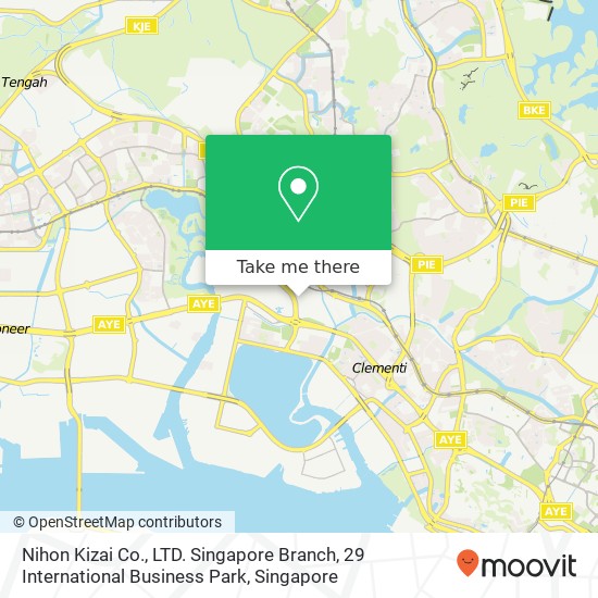 Nihon Kizai Co., LTD. Singapore Branch, 29 International Business Park map