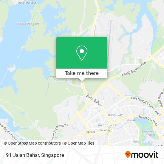 91 Jalan Bahar map