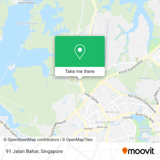 91 Jalan Bahar map
