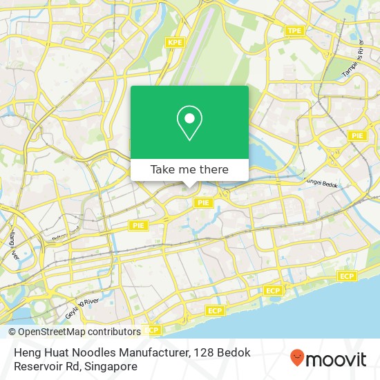 Heng Huat Noodles Manufacturer, 128 Bedok Reservoir Rd map