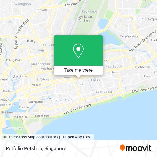 Petfolio Petshop map