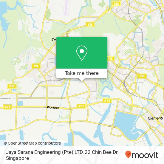 Jaya Sarana Engineering (Pte) LTD, 22 Chin Bee Dr map