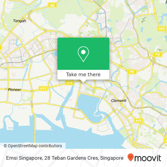 Emsi Singapore, 28 Teban Gardens Cres map