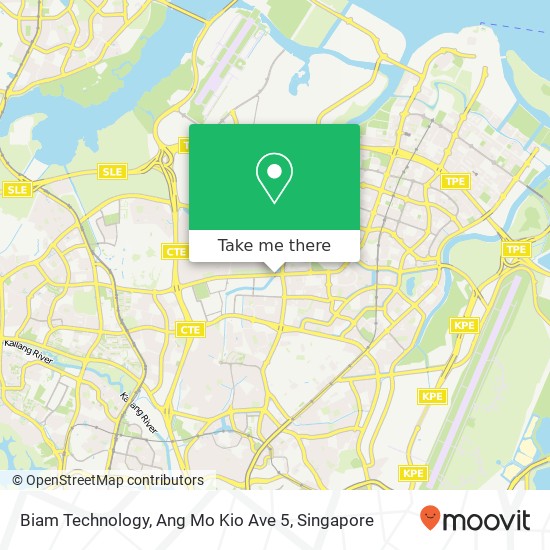 Biam Technology, Ang Mo Kio Ave 5 map