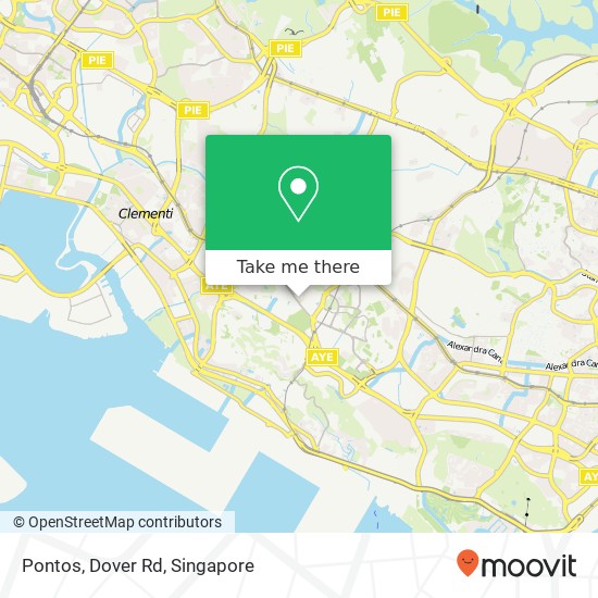 Pontos, Dover Rd map