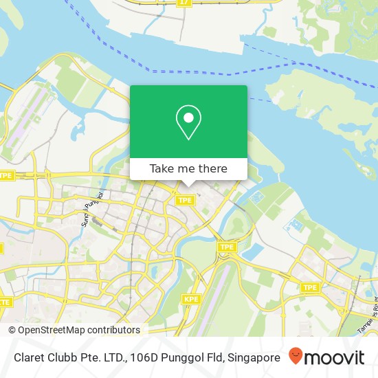 Claret Clubb Pte. LTD., 106D Punggol Fld map