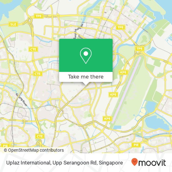 Uplaz International, Upp Serangoon Rd map
