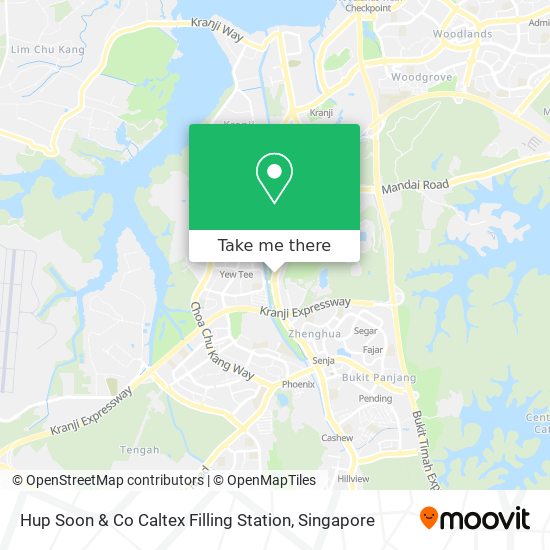 Hup Soon & Co Caltex Filling Station map