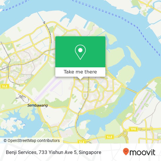 Benji Services, 733 Yishun Ave 5地图