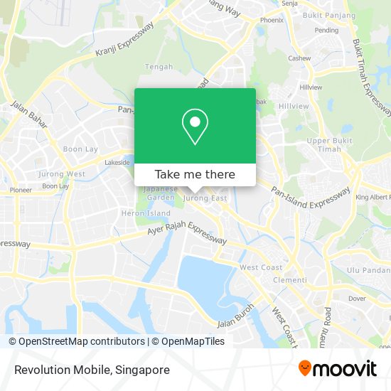 Revolution Mobile map