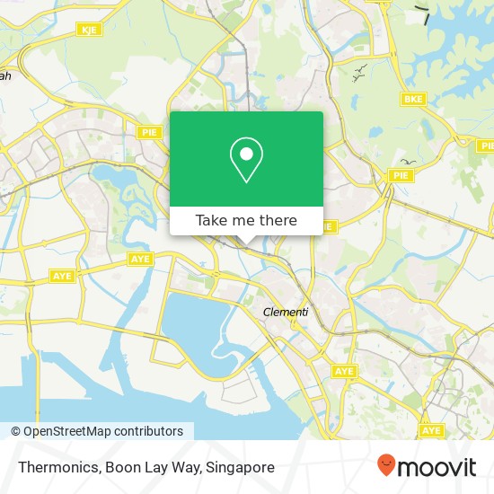 Thermonics, Boon Lay Way map