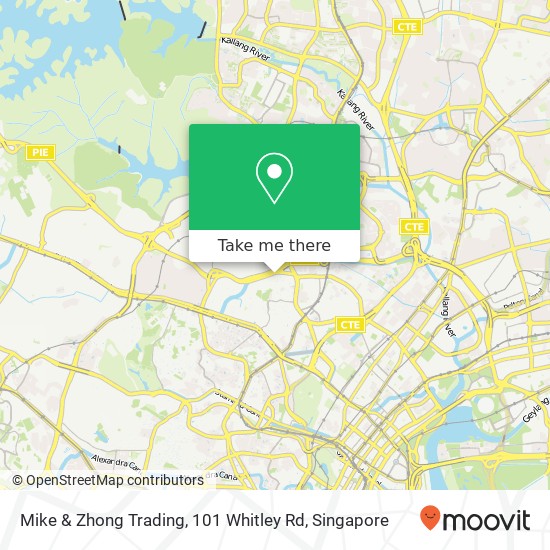 Mike & Zhong Trading, 101 Whitley Rd地图