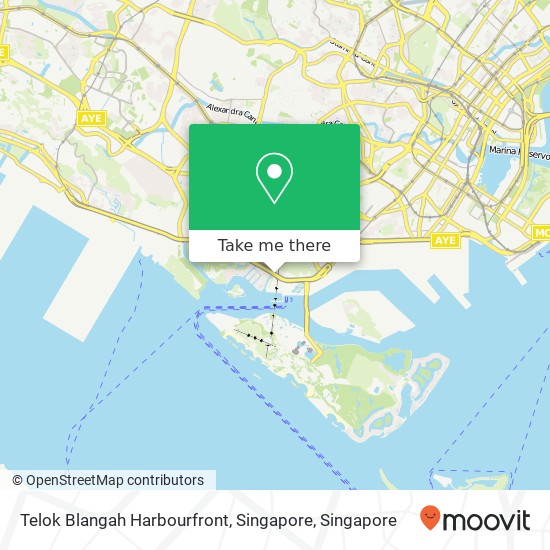 Telok Blangah Harbourfront, Singapore map