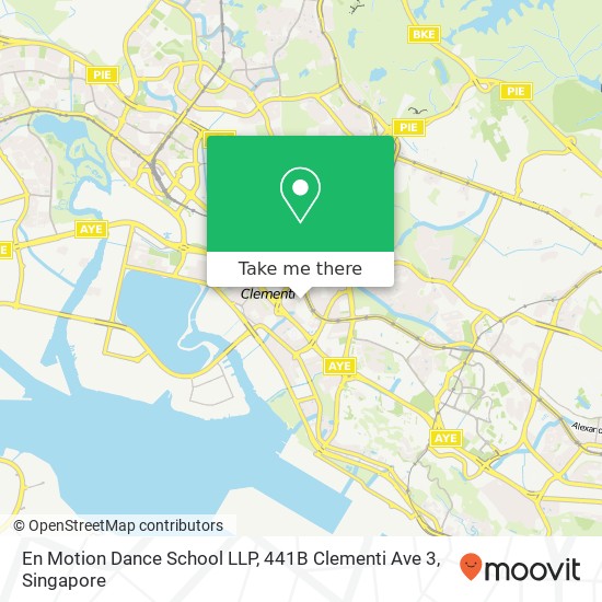 En Motion Dance School LLP, 441B Clementi Ave 3 map