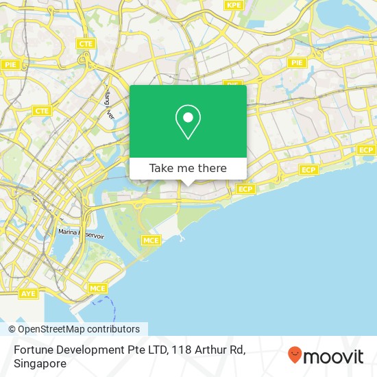 Fortune Development Pte LTD, 118 Arthur Rd地图