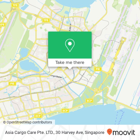 Asia Cargo Care Pte. LTD., 30 Harvey Ave map