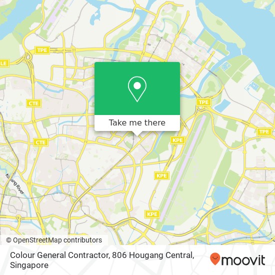 Colour General Contractor, 806 Hougang Central地图