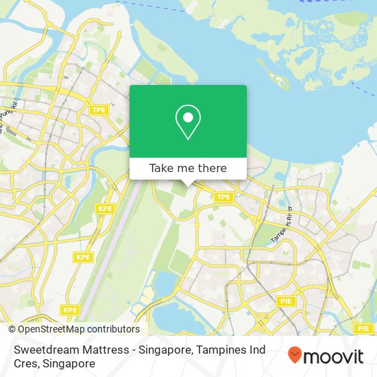Sweetdream Mattress - Singapore, Tampines Ind Cres map