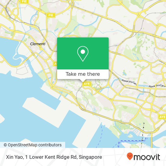 Xin Yao, 1 Lower Kent Ridge Rd map