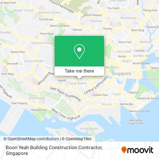 Boon Yeah Building Construction Contractor map