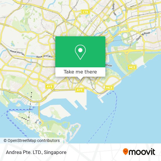 Andrea Pte. LTD. map