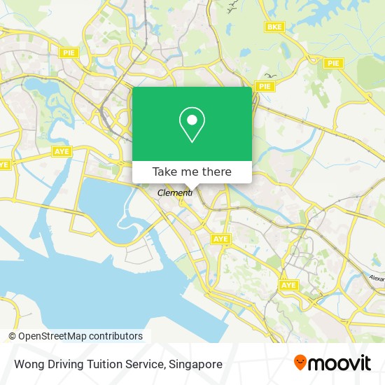 Wong Driving Tuition Service地图