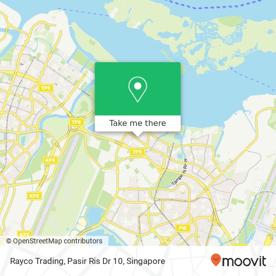 Rayco Trading, Pasir Ris Dr 10 map