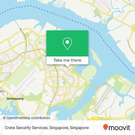 Crete Security Services, Singapore地图