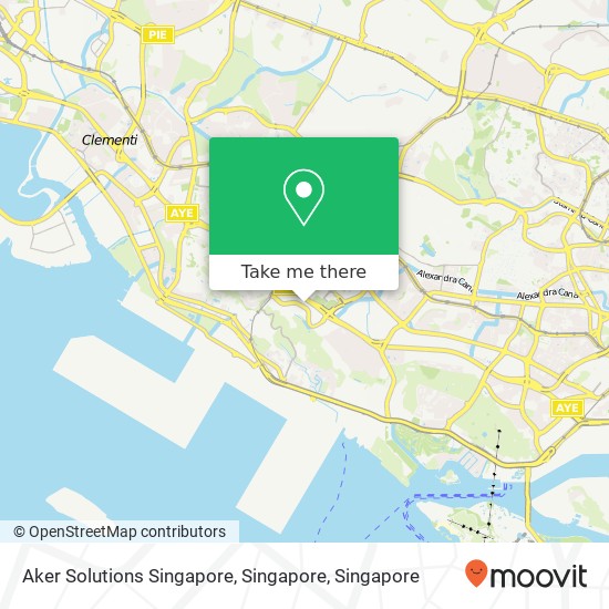 Aker Solutions Singapore, Singapore map