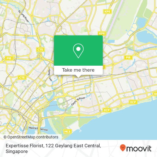 Expertisse Florist, 122 Geylang East Central map