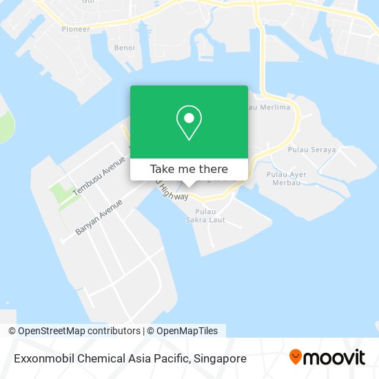 Exxonmobil Chemical Asia Pacific map