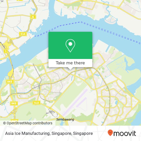 Asia Ice Manufacturing, Singapore map