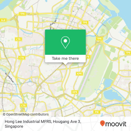 Hong Lee Industrial MFRS, Hougang Ave 3地图