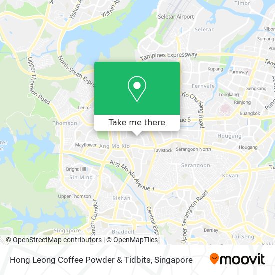 Hong Leong Coffee Powder & Tidbits map