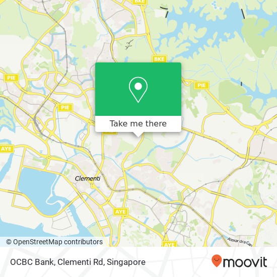 OCBC Bank, Clementi Rd map