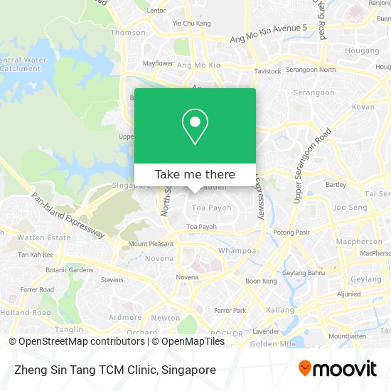 Zheng Sin Tang TCM Clinic map