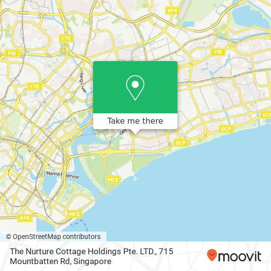 The Nurture Cottage Holdings Pte. LTD., 715 Mountbatten Rd map