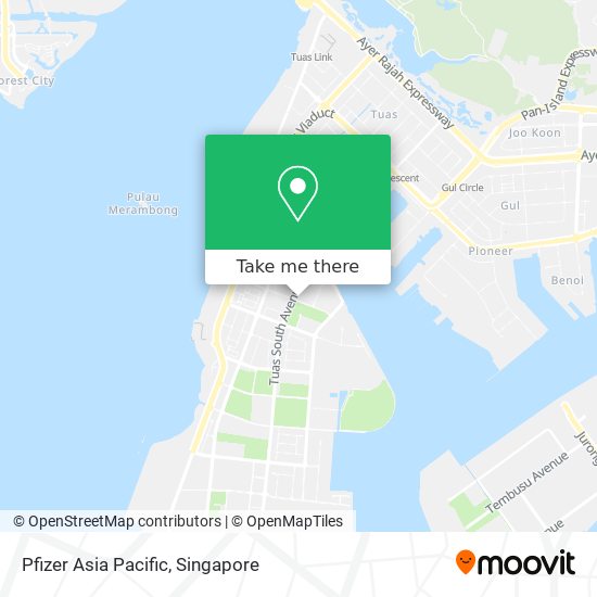 Pfizer Asia Pacific map