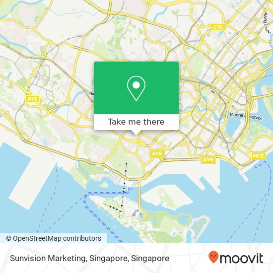 Sunvision Marketing, Singapore map