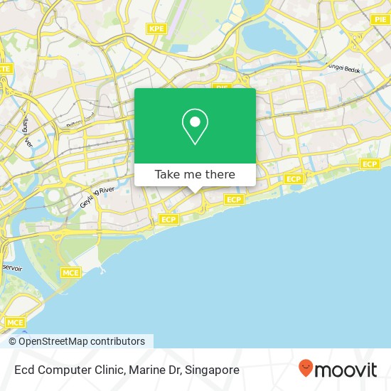 Ecd Computer Clinic, Marine Dr地图
