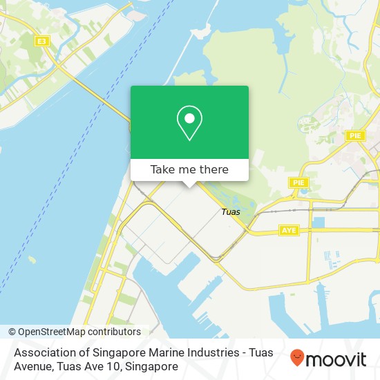 Association of Singapore Marine Industries - Tuas Avenue, Tuas Ave 10地图