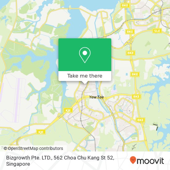 Bizgrowth Pte. LTD., 562 Choa Chu Kang St 52 map