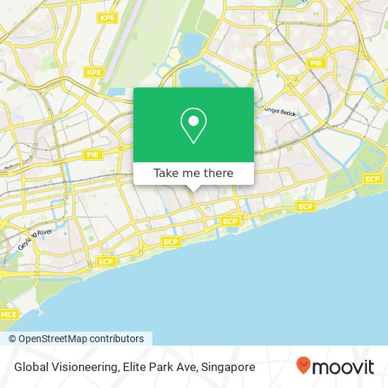 Global Visioneering, Elite Park Ave map