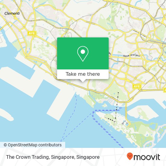 The Crown Trading, Singapore map