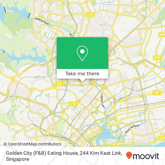 Golden City (F&B) Eating House, 244 Kim Keat Link map